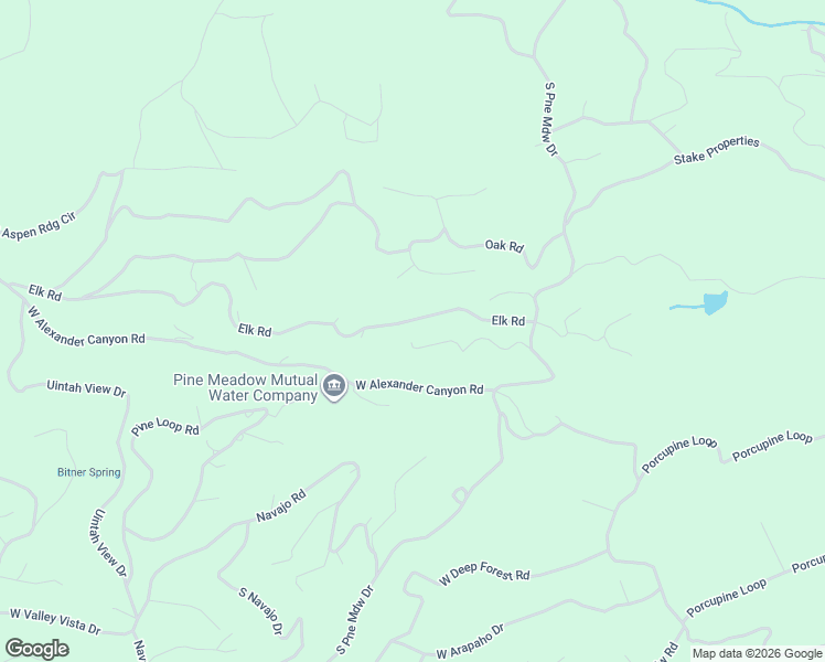 map of restaurants, bars, coffee shops, grocery stores, and more near 1215 Elk Road in Coalville