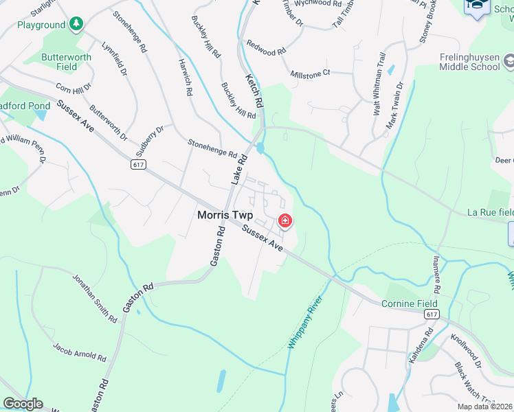 map of restaurants, bars, coffee shops, grocery stores, and more near 27 Timothy Court in Morristown