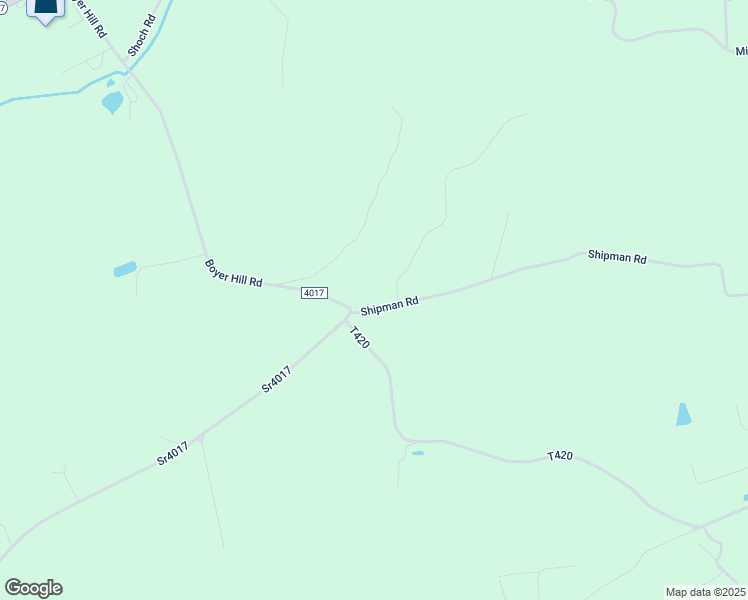 map of restaurants, bars, coffee shops, grocery stores, and more near 129 Shipman Road in Sunbury