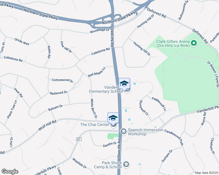 map of restaurants, bars, coffee shops, grocery stores, and more near 337 Deer Park Road in Dix Hills