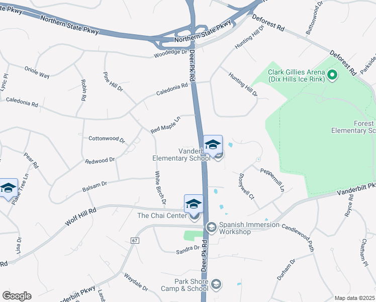 map of restaurants, bars, coffee shops, grocery stores, and more near 337 Deer Park Avenue in Dix Hills