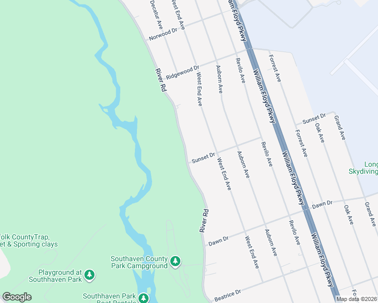 map of restaurants, bars, coffee shops, grocery stores, and more near 232 River Road in Shirley