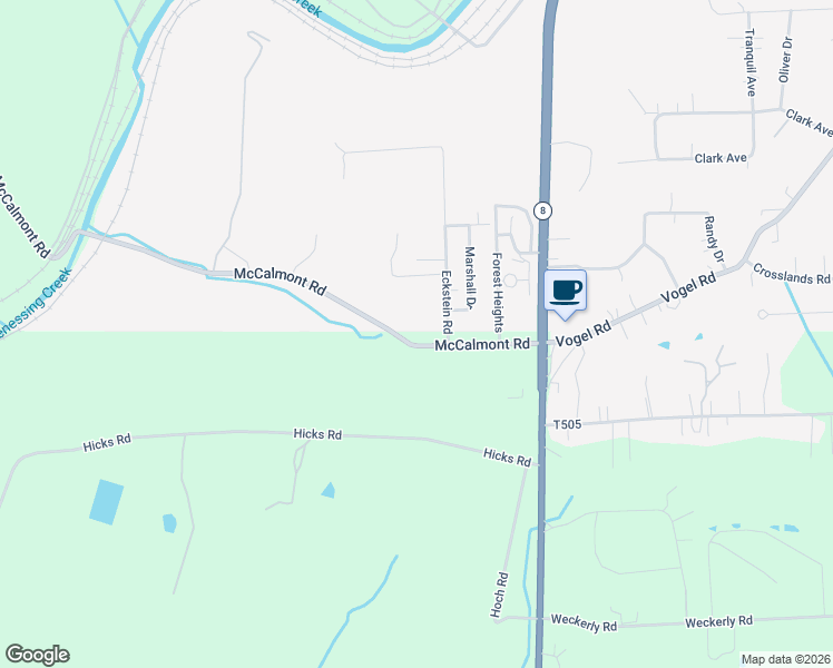 map of restaurants, bars, coffee shops, grocery stores, and more near 435 McCalmont Road in Renfrew