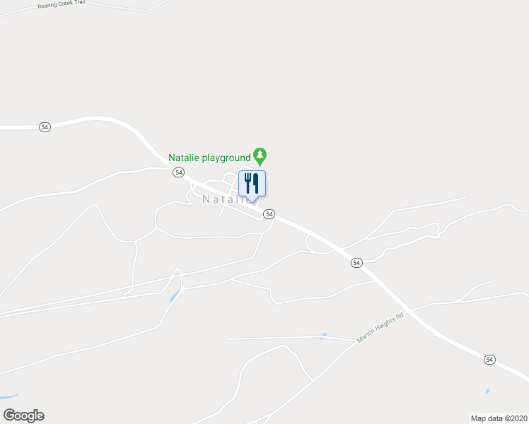 map of restaurants, bars, coffee shops, grocery stores, and more near Colonial Avenue in Mount Carmel