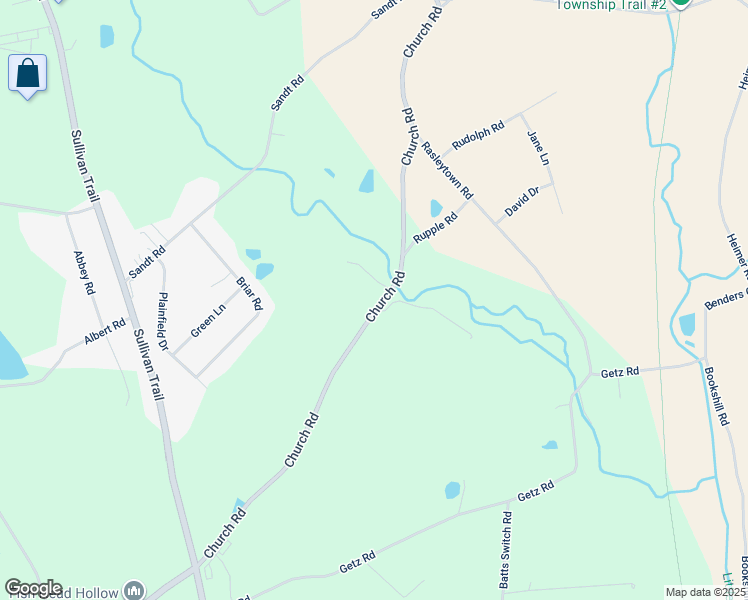 map of restaurants, bars, coffee shops, grocery stores, and more near 1249 Church Road in Pen Argyl