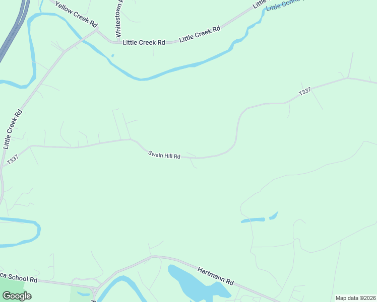 map of restaurants, bars, coffee shops, grocery stores, and more near 197 Swain Hill Road in Harmony