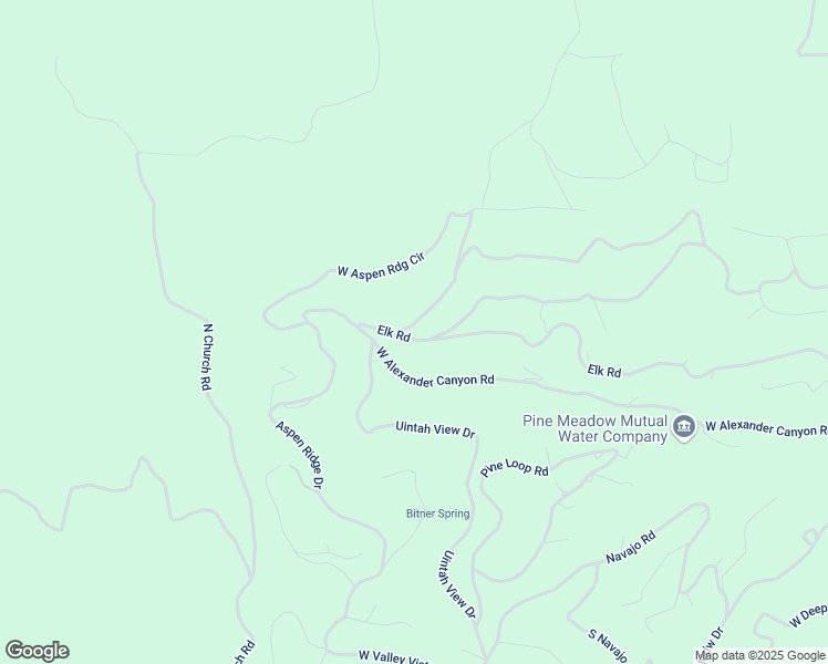 map of restaurants, bars, coffee shops, grocery stores, and more near 1968 Elk Road in Coalville