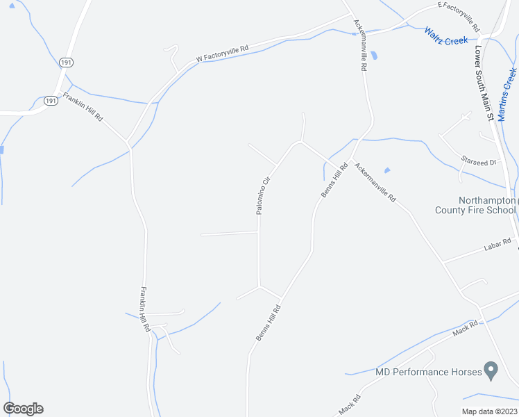 map of restaurants, bars, coffee shops, grocery stores, and more near 106 Palomino Circle in Bangor