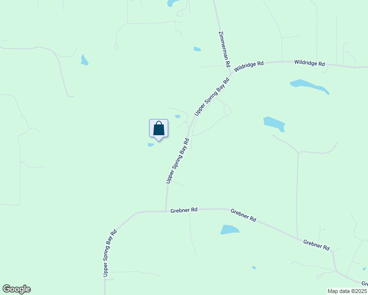 map of restaurants, bars, coffee shops, grocery stores, and more near 1585 Upper Spring Bay Road in Metamora