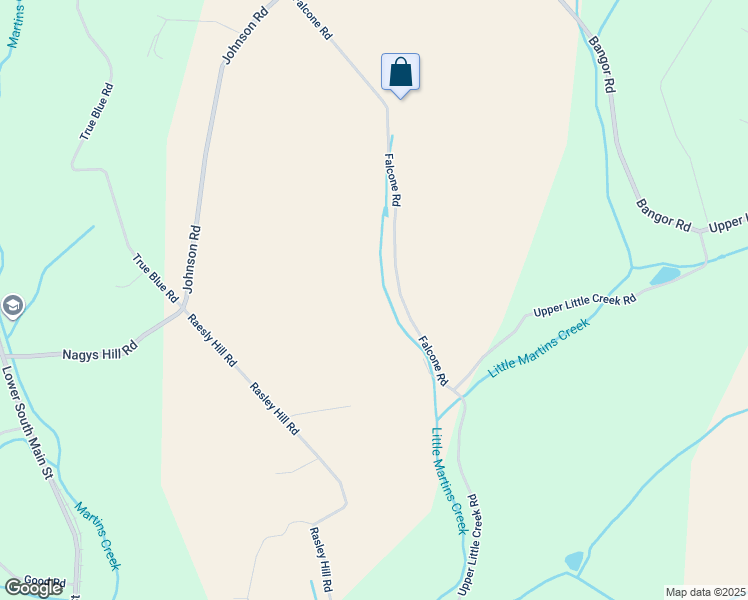 map of restaurants, bars, coffee shops, grocery stores, and more near 9002 Falcone Road in Bangor