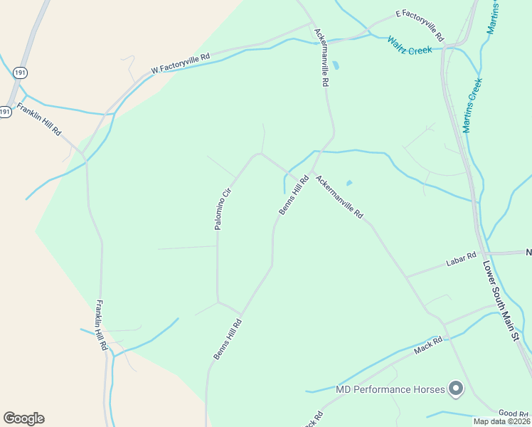 map of restaurants, bars, coffee shops, grocery stores, and more near 83 Benns Hill Road in Bangor