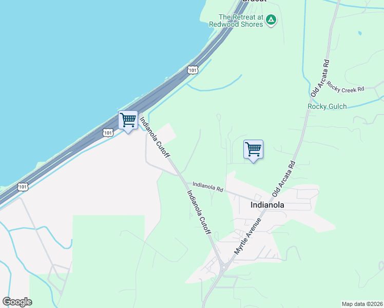 map of restaurants, bars, coffee shops, grocery stores, and more near Clipper Lane in Bayside