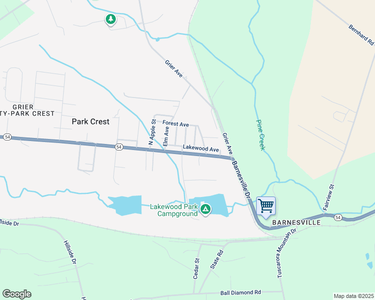 map of restaurants, bars, coffee shops, grocery stores, and more near 830 Barnesville Drive in Barnesville