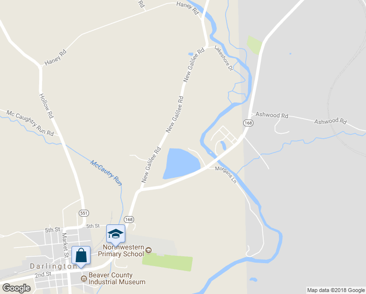 map of restaurants, bars, coffee shops, grocery stores, and more near 341 Elmwood Boulevard in Darlington
