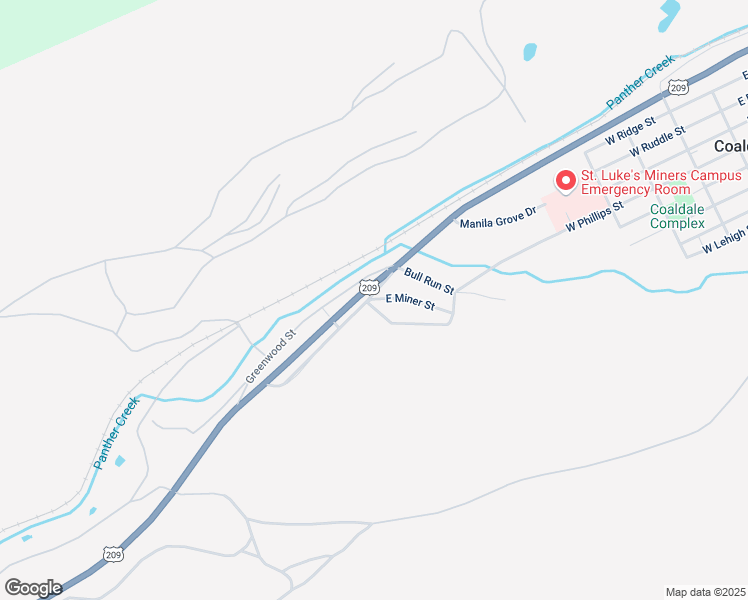 map of restaurants, bars, coffee shops, grocery stores, and more near 88 West Miner Street in Coaldale