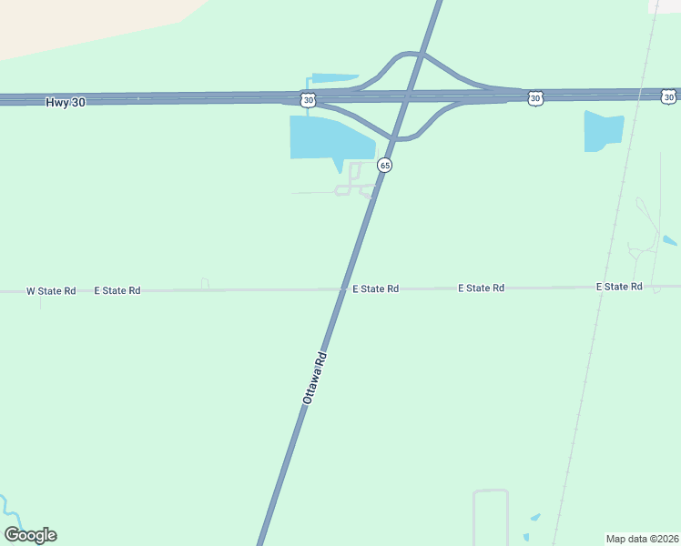 map of restaurants, bars, coffee shops, grocery stores, and more near 5543 Ottawa Road in Elida