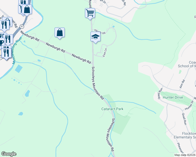 map of restaurants, bars, coffee shops, grocery stores, and more near 392 Schooleys Mountain Road in Hackettstown