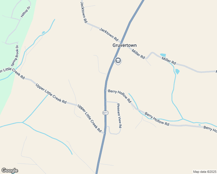 map of restaurants, bars, coffee shops, grocery stores, and more near 4002 Berry Hollow Road in Bangor