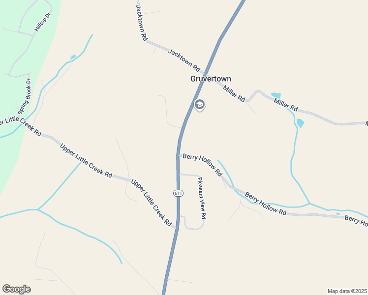 map of restaurants, bars, coffee shops, grocery stores, and more near 4002 Berry Hollow Road in Bangor