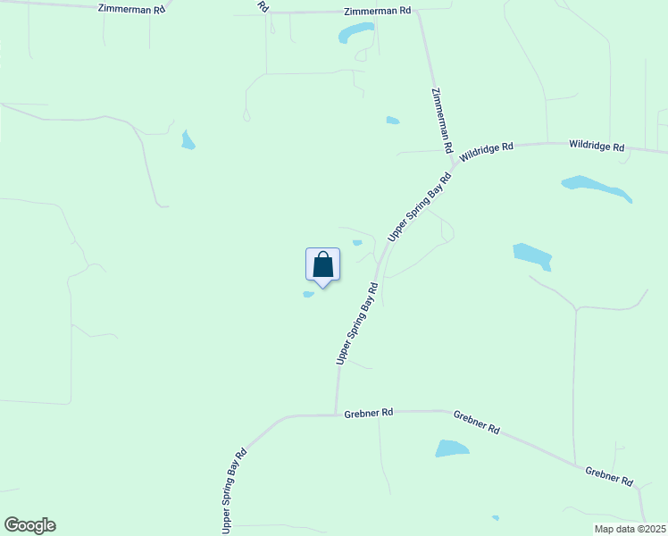 map of restaurants, bars, coffee shops, grocery stores, and more near 1585-1587 Upper Spring Bay Road in Metamora
