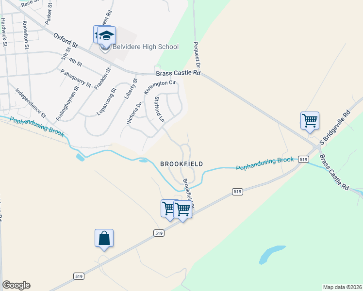 map of restaurants, bars, coffee shops, grocery stores, and more near in White