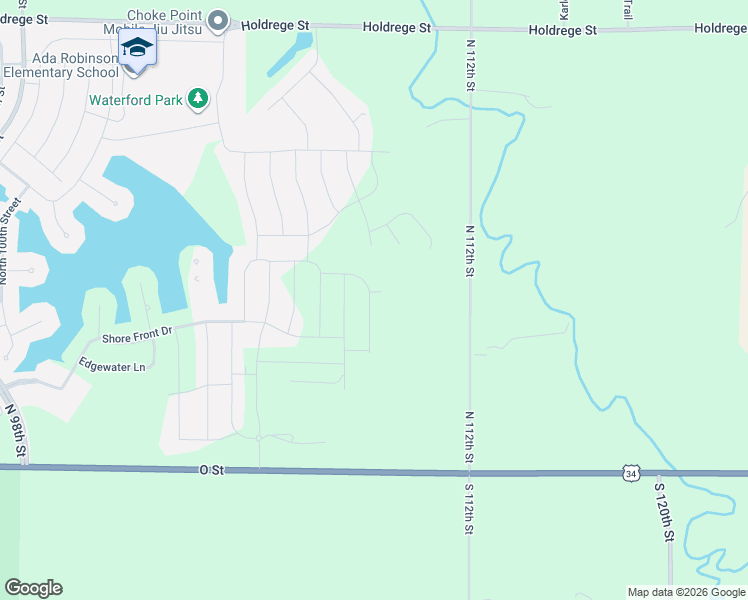 map of restaurants, bars, coffee shops, grocery stores, and more near 303 North 112th Street in Lincoln