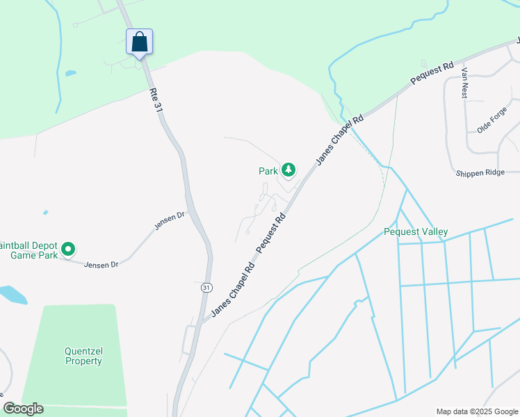 map of restaurants, bars, coffee shops, grocery stores, and more near 50 Cambridge East in Oxford Township