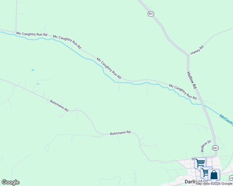 map of restaurants, bars, coffee shops, grocery stores, and more near 221 Mccaughtry Run Road in Darlington