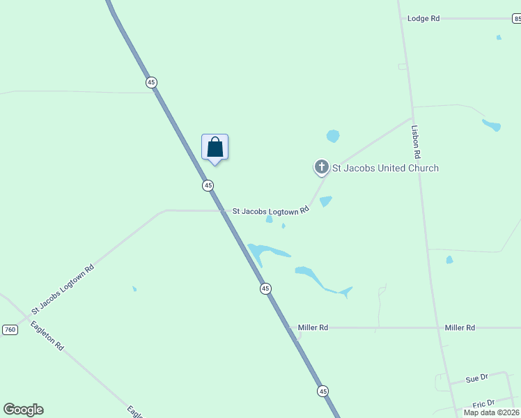 map of restaurants, bars, coffee shops, grocery stores, and more near 5415 Saint Jacobs Logtown Road in Leetonia