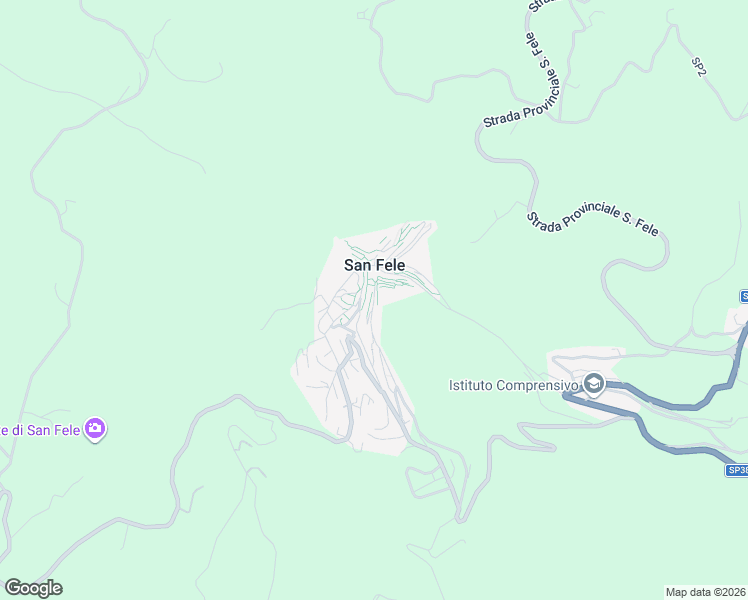 map of restaurants, bars, coffee shops, grocery stores, and more near in San Fele