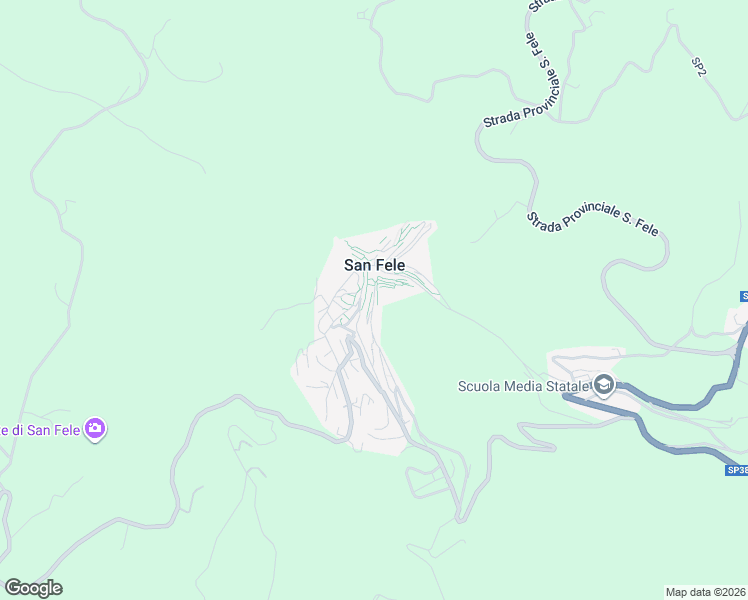 map of restaurants, bars, coffee shops, grocery stores, and more near in San Fele