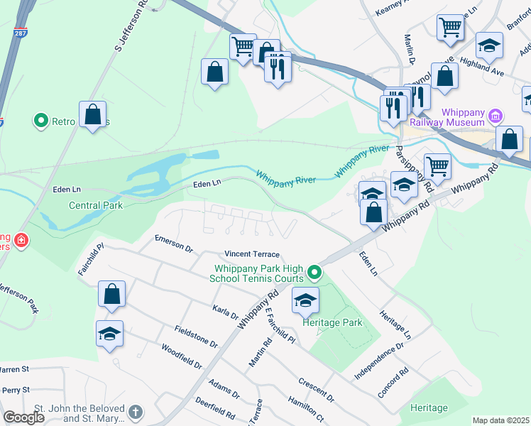 map of restaurants, bars, coffee shops, grocery stores, and more near 3510 Appleton Way in Hanover