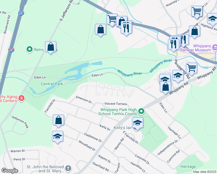 map of restaurants, bars, coffee shops, grocery stores, and more near 3111 Appleton Way in Hanover