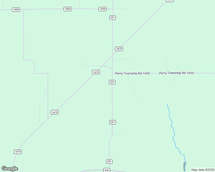 map of restaurants, bars, coffee shops, grocery stores, and more near 1660 Township Road 251 in Jeromesville