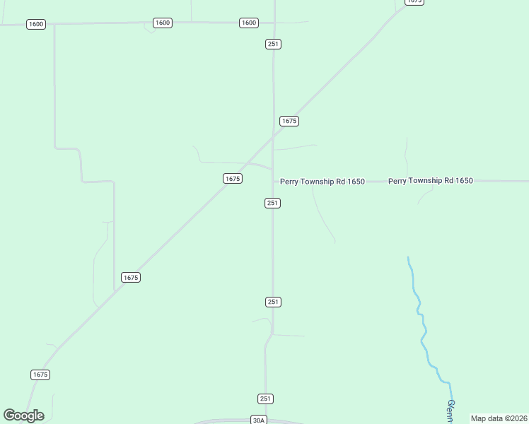 map of restaurants, bars, coffee shops, grocery stores, and more near 1660 Township Road 251 in Jeromesville