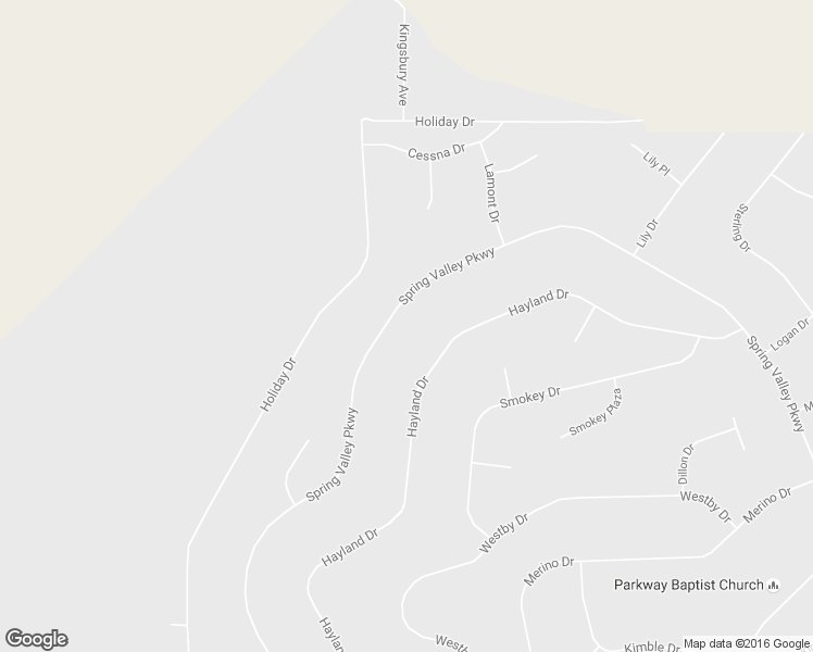 map of restaurants, bars, coffee shops, grocery stores, and more near 716 Spring Valley Parkway in Spring Creek