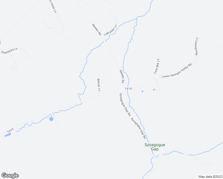 map of restaurants, bars, coffee shops, grocery stores, and more near 631 Lower Georges Valley Road in Spring Mills