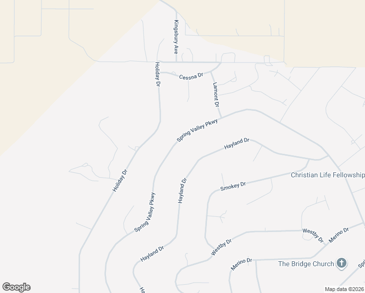 map of restaurants, bars, coffee shops, grocery stores, and more near 716 Spring Valley Parkway in Spring Creek