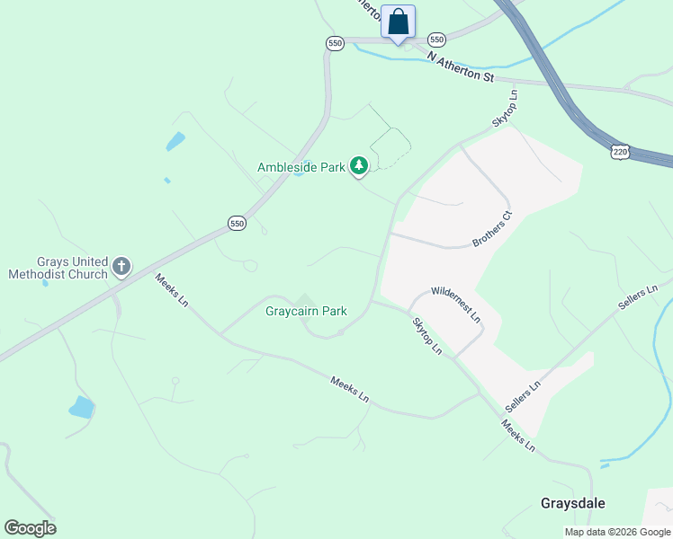 map of restaurants, bars, coffee shops, grocery stores, and more near Skytop Lane in Port Matilda