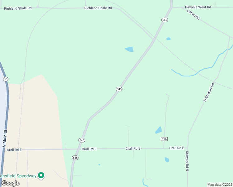 map of restaurants, bars, coffee shops, grocery stores, and more near Olivesburg Road in Mansfield