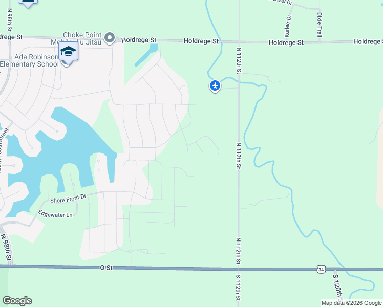 map of restaurants, bars, coffee shops, grocery stores, and more near 879 North 112th Street in Lincoln
