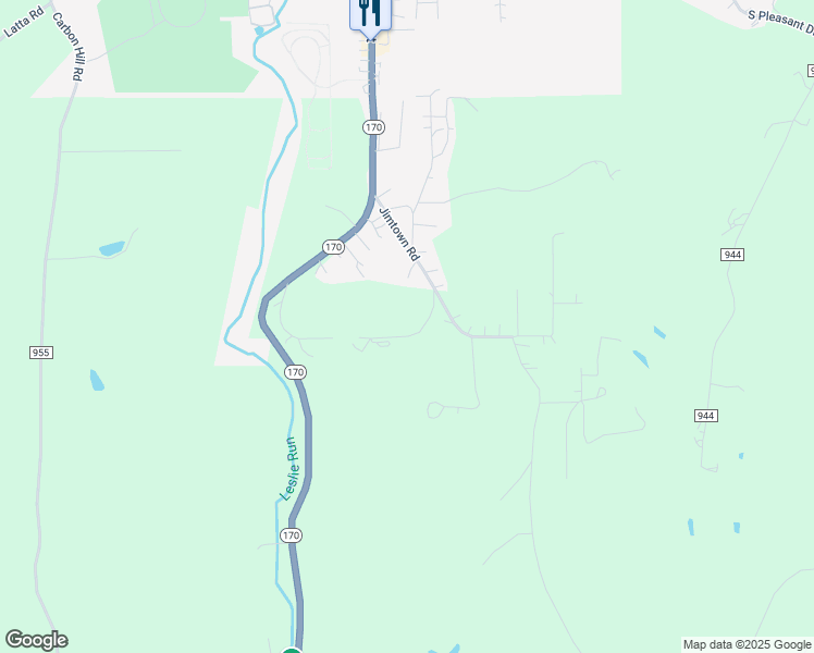 map of restaurants, bars, coffee shops, grocery stores, and more near 5215 Jimtown Road in East Palestine