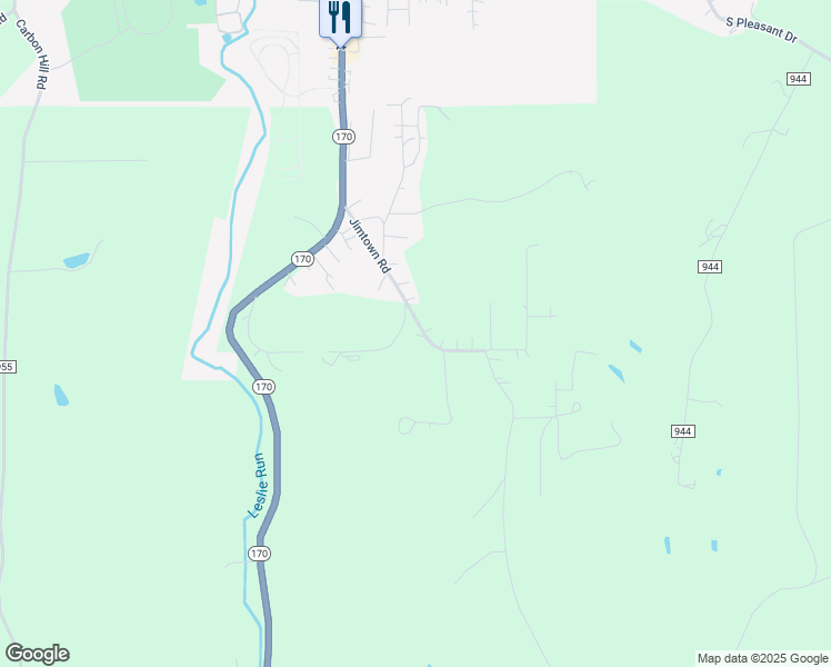 map of restaurants, bars, coffee shops, grocery stores, and more near 5215 Jimtown Road in East Palestine