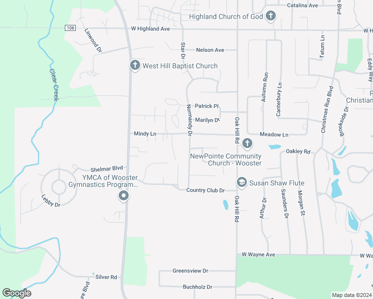 map of restaurants, bars, coffee shops, grocery stores, and more near 809 Lincoln Highway in Wooster