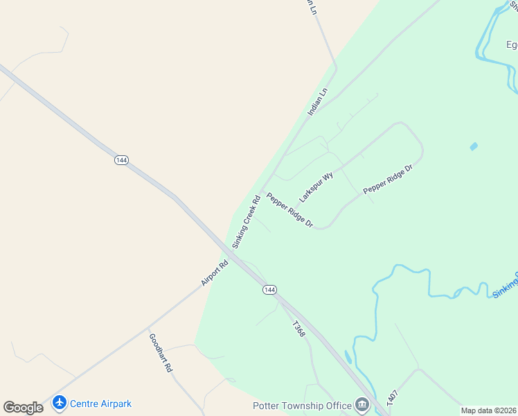 map of restaurants, bars, coffee shops, grocery stores, and more near 136 Sinking Creek Road in Spring Mills