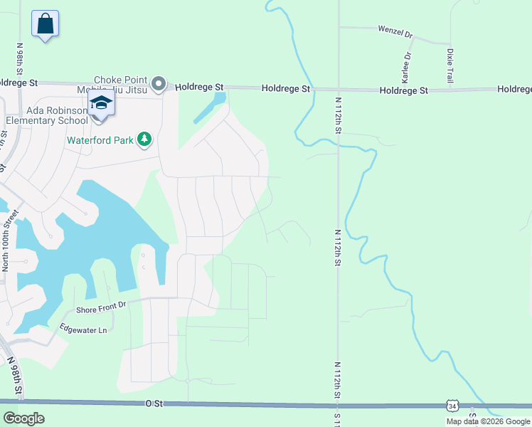 map of restaurants, bars, coffee shops, grocery stores, and more near 1200 Beechcraft Road in Lincoln