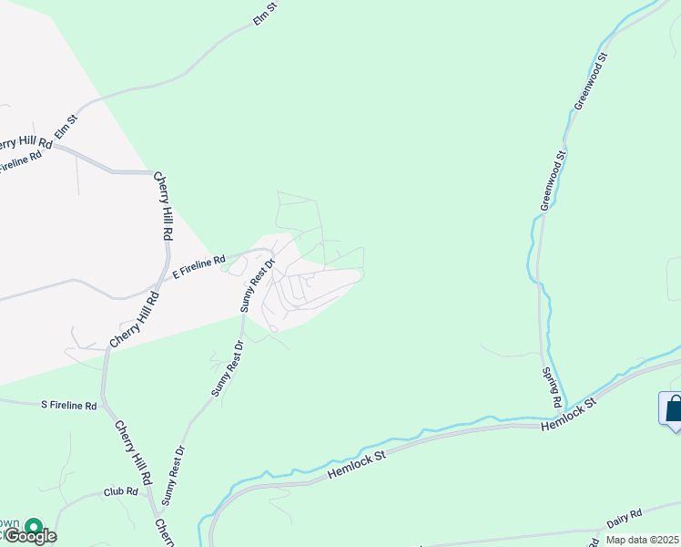 map of restaurants, bars, coffee shops, grocery stores, and more near 414 Sunny Rest Drive in Palmerton