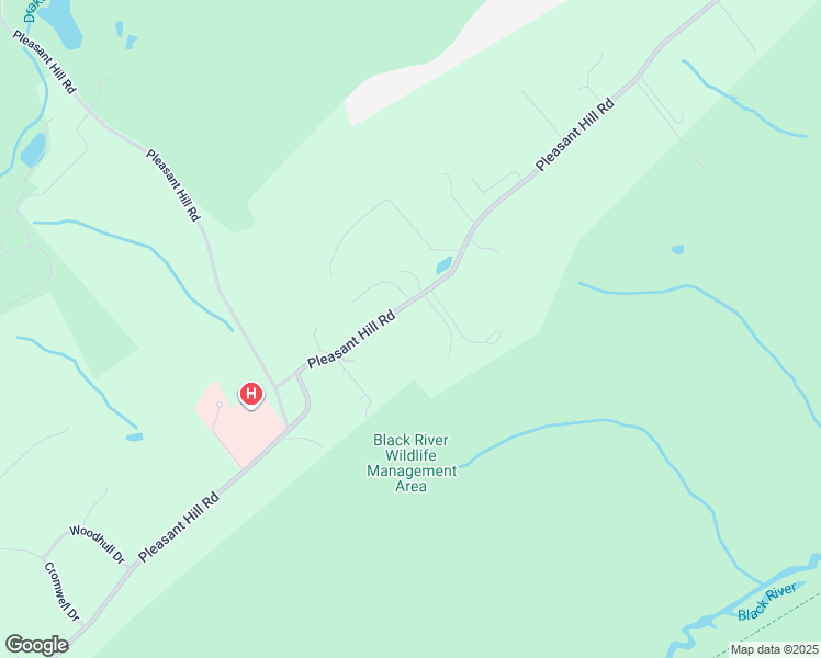 map of restaurants, bars, coffee shops, grocery stores, and more near 214A Pleasant Hill Road in Chester Township