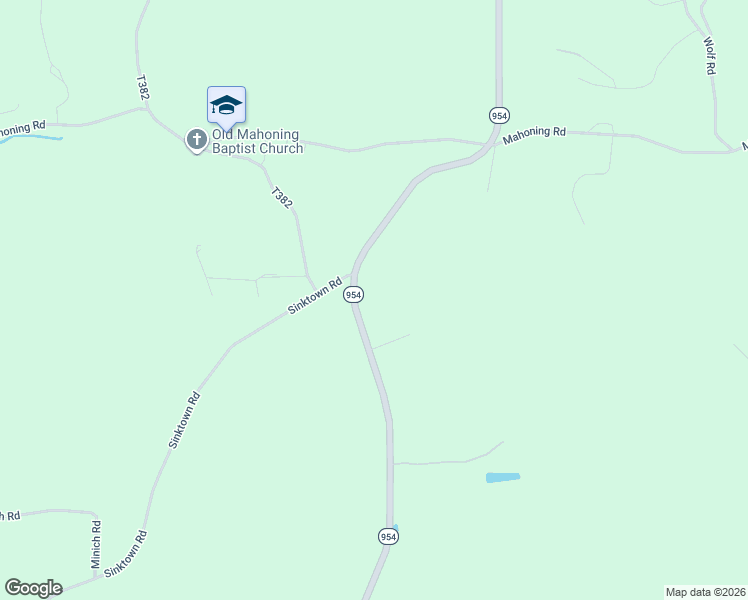 map of restaurants, bars, coffee shops, grocery stores, and more near 18410 Pennsylvania 954 in Home