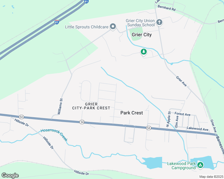 map of restaurants, bars, coffee shops, grocery stores, and more near 15 Wood Avenue in Barnesville
